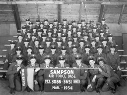 1954,Sampson AFB,Squadron 3651,Flight 3086