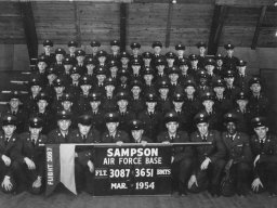 1954,Sampson AFB,Squadron 3651,Flight 3087