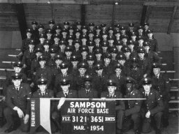 1954,Sampson AFB,Squadron 3651,Flight 3121
