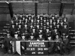 1954,Sampson AFB,Squadron 3651,Flight 3171