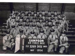 1954,Sampson AFB,Squadron 3651,Flight 3269