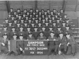 1954,Sampson AFB,Squadron 3655,Flight 3057