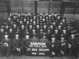 1954,Sampson AFB,Squadron 3655,Flight 3104