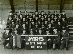 1954,Sampson AFB,Squadron 3655,Flight 3172