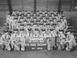 1954,Sampson AFB,Squadron 3655,Flight 3366