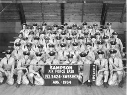 1954,Sampson AFB,Squadron 3655,Flight 3424