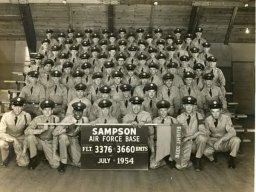1954,Sampson AFB,Squadron 3660,Flight 3376