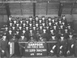 1954,Sampson AFB,Squadron 3662,Flight 3209