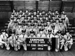 1954,Sampson AFB,Squadron 3662,Flight 3361