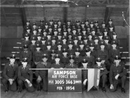 1954,Sampson AFB,Squadron 3663,Flight 3005