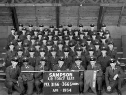 1954,Sampson AFB,Squadron 3665,Flight 3156