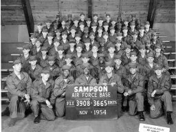 1954,Sampson AFB,Squadron 3665,Flight 3908