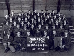 1954,Sampson AFB,Squadron 3665,Flight 3946