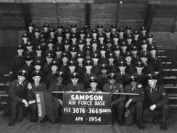 1954,Sampson AFB,Squadron 3669,Flight 3076