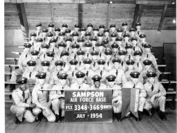 1954,Sampson AFB,Squadron 3669,Flight 3348
