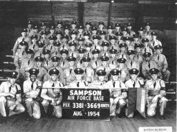 1954,Sampson AFB,Squadron 3669,Flight 3381