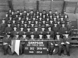 1954,Sampson AFB,Squadron 3691,Flight 3112