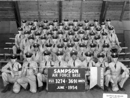 1954,Sampson AFB,Squadron 3691,Flight 3274