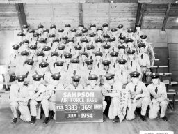 1954,Sampson AFB,Squadron 3691,Flight 3383