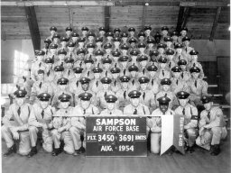1954,Sampson AFB,Squadron 3691,Flight 3450