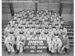 1954,Sampson AFB,Squadron 3691,Flight 3705