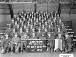 1954,Sampson AFB,Squadron 3691,Flight 3867