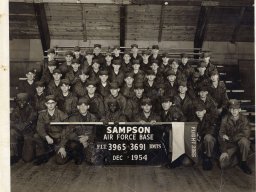 1954,Sampson AFB,Squadron 3691,Flight 3965