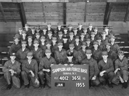 1955,Sampson AFB,Squadron 3651,Flight 4012