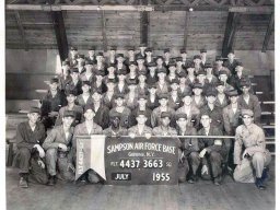 1955,Sampson AFB,Squadron 3663,Flight 4437
