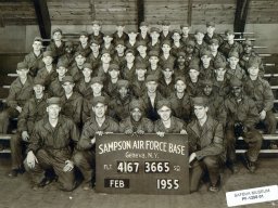 1955,Sampson AFB,Squadron 3665,Flight 4167