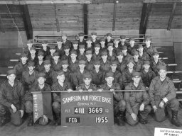 1955,Sampson AFB,Squadron 3669,Flight 4111