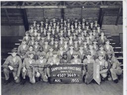 1955,Sampson AFB,Squadron 3669,Flight 4507