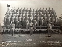 1960,MCRD Parris Island,Platoon 118