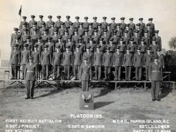 1960,MCRD Parris Island,Platoon 185