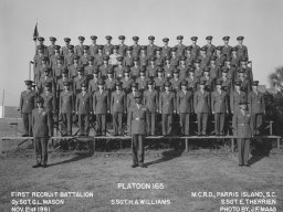 1961,MCRD Parris Island,Platoon 165