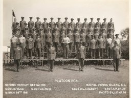 1961,MCRD Parris Island,Platoon 203