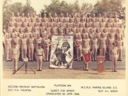 1966,MCRD Parris Island,Platoon 244