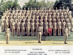 1966,MCRD Parris Island,Platoon 261