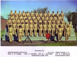1970,MCRD Parris Island,Platoon 212
