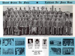 1971,LacklandAFB,Squadron 3704, Flight 1001