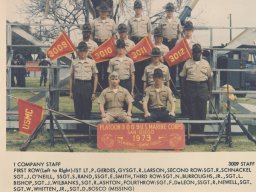 1973,MCRD San Diego,Series 3009,Drill Instructors