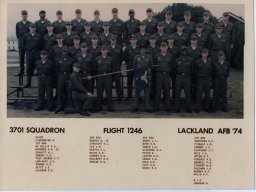 1974,LacklandAFB,Squadron 3701, Flight 1246