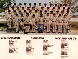 1974,LacklandAFB,Squadron 3702, Flight 0304