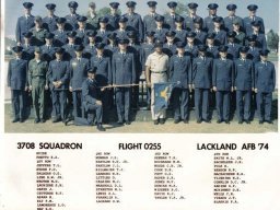 1974,LacklandAFB,Squadron 3708, Flight 0255