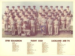 1974,LacklandAFB,Squadron 3708, Flight 0358