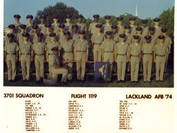 1974,Lackland AFB,Squadron 3701,Flight 1119