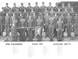 1974,Lackland AFB,Squadron 3706,Flight 1310
