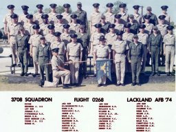 1974,Lackland AFB,Squadron 3708,Flight 0268