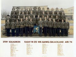 1974,Lackland AFB,Squadron 3709,Flight W-215