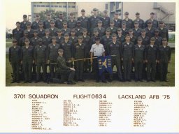 1975,LacklandAFB,Squadron 3701, Flight 0634